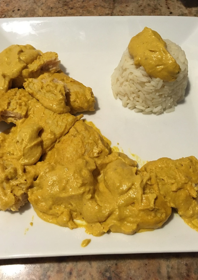 Una foto de Carne vegetal en salsa korma Thermomix