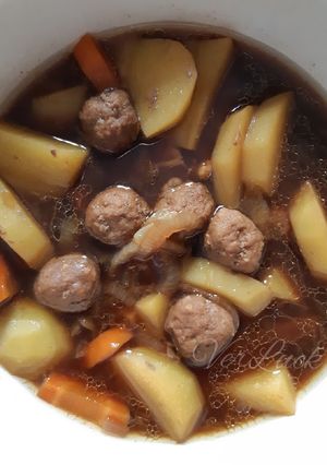 Foto resep Semur Bola Daging
