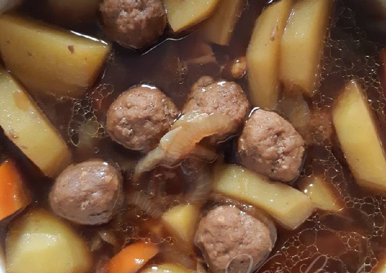 Resep Semur Bola Daging Anti Gagal