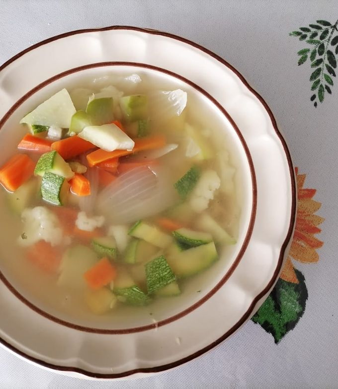 Una foto de Caldo de verduras