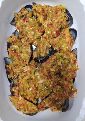 Una foto de Mejillones a la vinagreta Thermomix