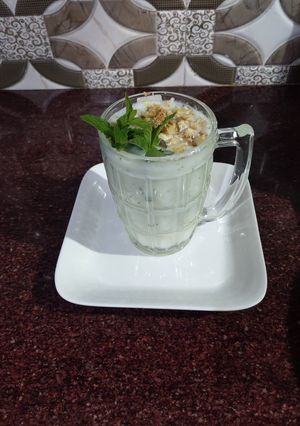 A picture of Musk melon shake.