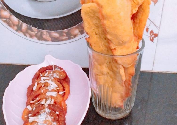 Recipe of Quick Fafda jalebi