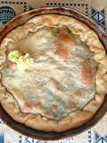 Calzone di lattuga e olive verdi pugliesi