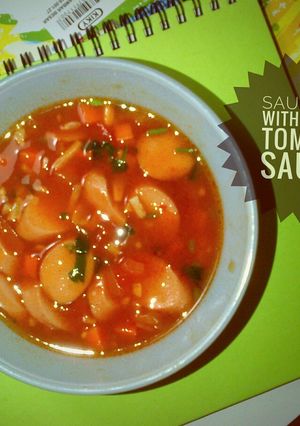 Foto resep Sosis Kuah Tomat Pedas