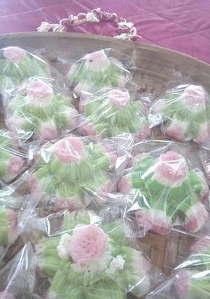 Foto resep Kue bikang mawar santan kara