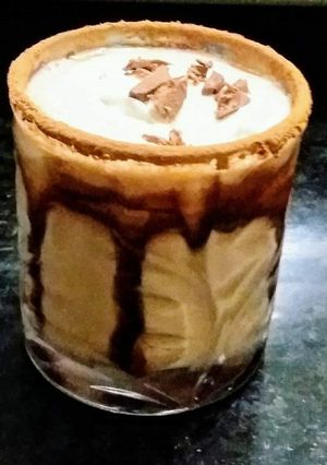 A picture of Dairy milk chocolate shake 🍫 .