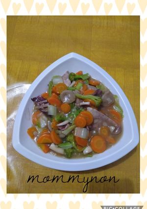 Foto resep 4.capcay cumi simpel enak