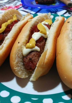 Una foto de Perritos de hamburguesa