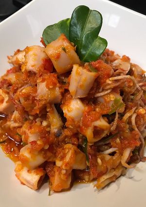 Foto resep Balado Cumi Asin Daun Jeruk