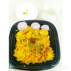 Chicken biryani A picture of Chicken biryani.