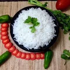 A picture of Steamed rice.