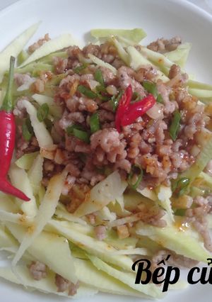 Hình của món GỎI XOÀI BĂM NÂU - ĐỔI MÓN GIỮA TUẦN.