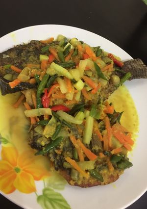 Foto resep Ikan nila acar ala aku