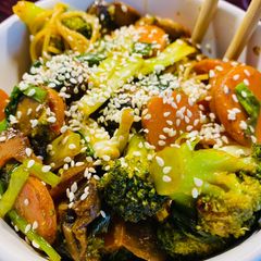 A picture of Vegetable pasta 🍝.