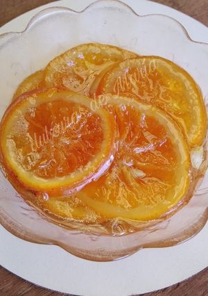 Una foto de Naranjas confitadas