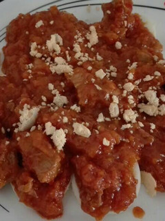 Una foto de 654. Huevos con tomate