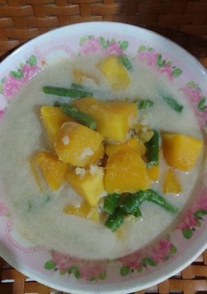 Foto resep Labu kuning kacang panjang dan kacang hijau