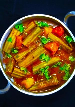 A picture of Drumstick Curry.