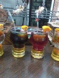 عکسی از دستور شربت گل ختمی وخاکشیر مژگان بانو