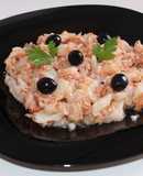 Esqueixada de bacalao
