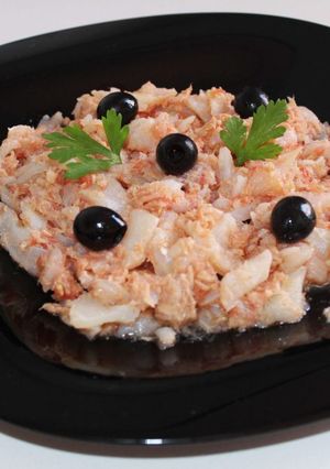 Una foto de Esqueixada de bacalao