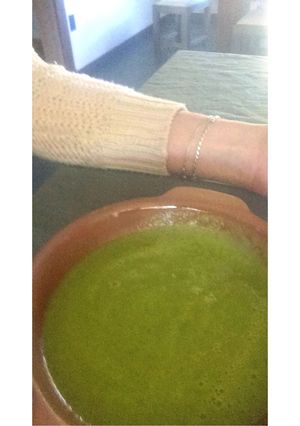 Una foto de Sopa de zapallito