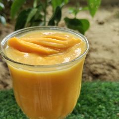 A picture of #FCC, mango shake is a common yet delicious n famous drink.