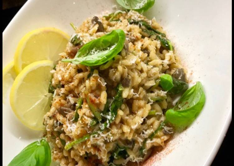 Risotto with Mushrooms &amp; Parmesan