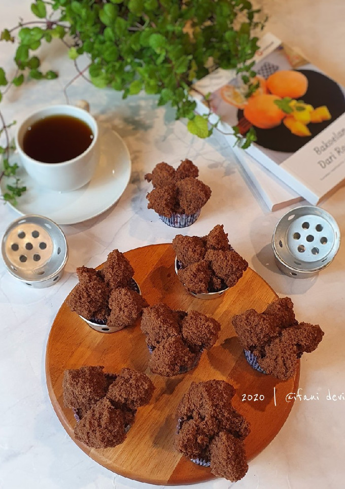 Foto resep 308. Bolu Kukus Tepung Beras Chocolatos (Gluten Free eggless)