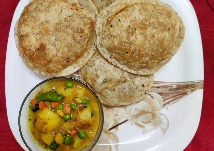 Easiest Way to Make Any-night-of-the-week Soya Methi Puri