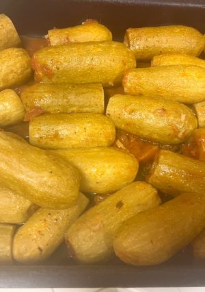صورة لوصفة كوسا محشي بالبندورة لذيذ جداً