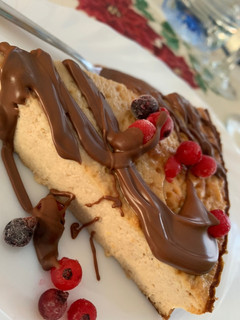 Una foto de Banana Cheesecake