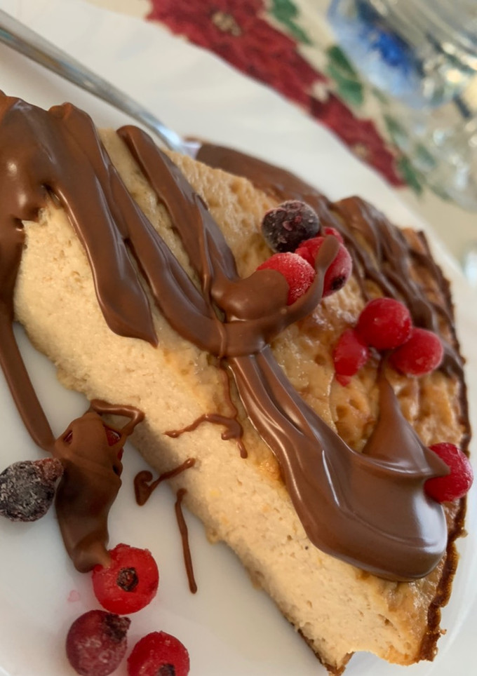 Una foto de Banana Cheesecake