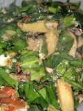 Oseng jengkol+ikan asin+daun melinjo