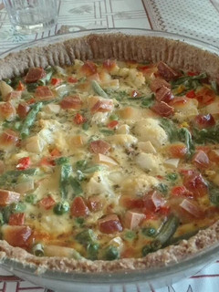Una foto de Tarta Integral de Verduras
