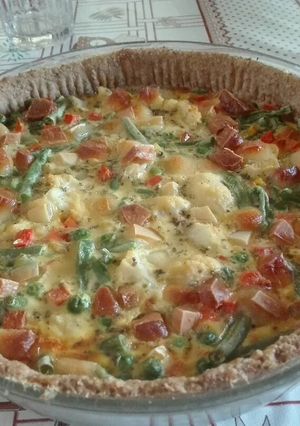 Una foto de Tarta Integral de Verduras