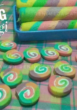 Foto resep Bolu Gulung Pelangi