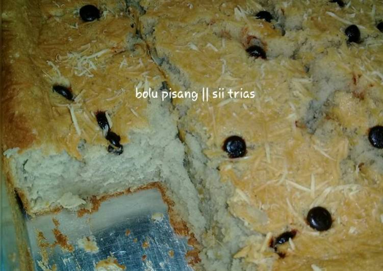 Bolu pisang ambon simple lembut anti gagal😍