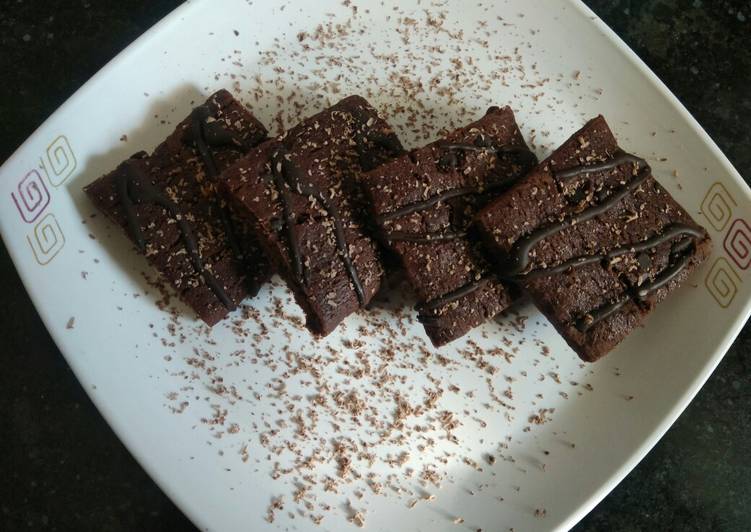 How to Make Quick Wheat flour Brownie