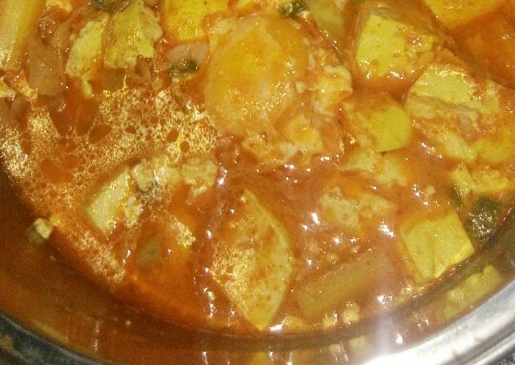 Sundubu JJigae (sup tahu pedas Korea) #5resepterbaruku