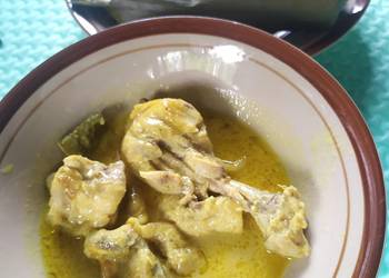 Resep Baru Opor Ayam Bumbu Kuning Sedap Nikmat