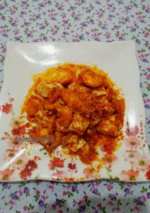 Foto resep Udang Tahu Sambalado