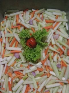 Foto resep Acar mentah