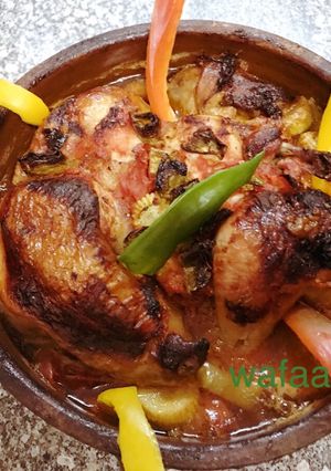 صورة لوصفة طاجن كوسة بالفراخ