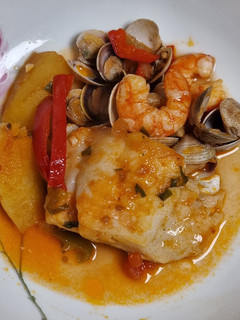 Una foto de Cataplana de bacalao