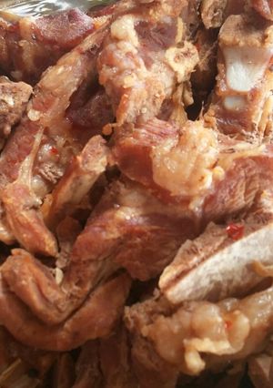 Hình của món Sườn kho.