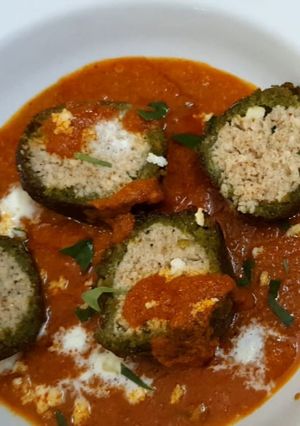 A picture of Spinach Paneer Kofta.