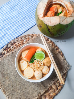 Foto resep Mie Tomyum Rice Cooker