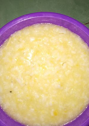 Foto resep Bubur jagung ayam kampung MPASI 8+